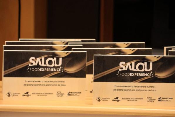 Placas de reconocimiento a los chefs de Salou